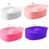 Pack of 4 Nail Soak Tray Bowl Soften Cuticle Professional Soaking Removing Artificial Nails Plastic Nails Soaking Bowls