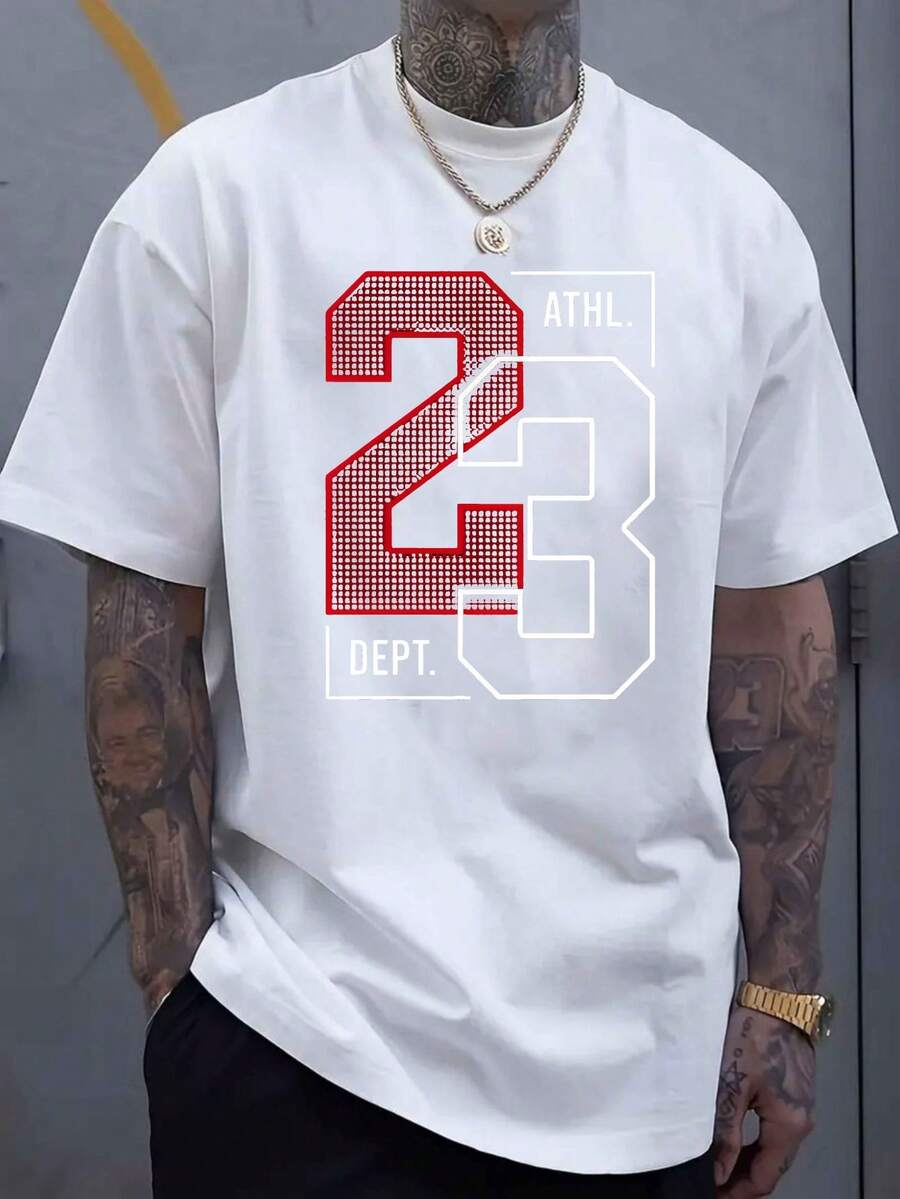 Unisex s Casual  23  Graphic T-Shirt L