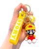 Keychain Mario Super Toy Cartoon Key Ring Bag Pendant Doll Kids Gifts Decorate