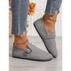 Lazy Man Single-Sole Women's Summer New Design Large Size Casual Flat Heel Pea Coat Shoes