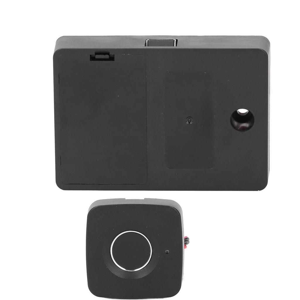Fingerprint Drawer Lock 0.5 Seconds Fast Unlocking Embedded Smart Biometric Cabinet Lock for Home Office Black