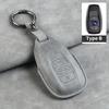 Leather Car Remote Key Case Cover for Subaru BRZ Forester Legacy Outback WRX STI Impreza XV Crosstrek Protector Fob Keychain