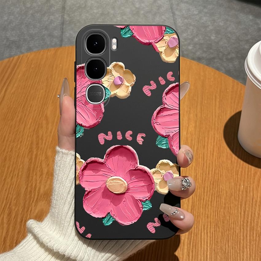 For Vivo Y31 Y31D Y31S 4G 5G Phone Case Gradient Bow Heart Matte Silicone Anti Fingerprint Cover For Vivo Y 31 Top Quality Funda