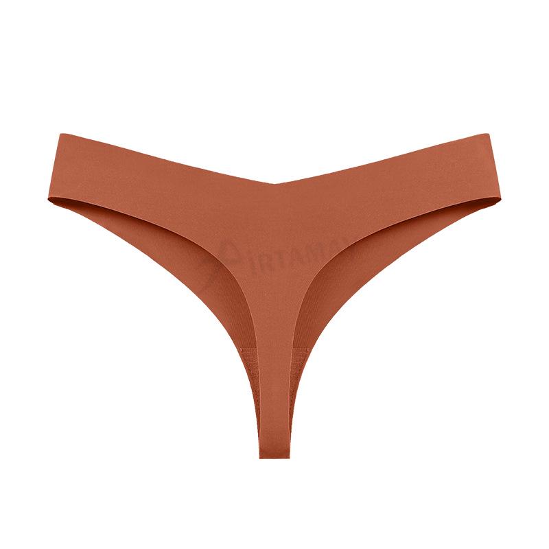Cross-Border European & American Seamless Yoga Thong: Breathable, Sexy, Plus Size Women's Sports Panties