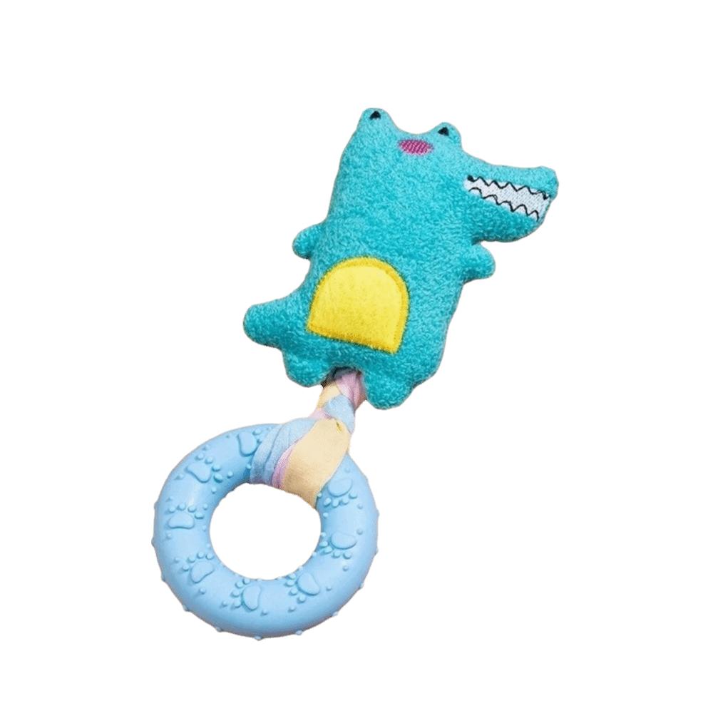 

Rubber Material Teething Toy Bite Resistant Dog Toy Pet Supplies Bite Resistant Toy Boredom Relief Crocodile