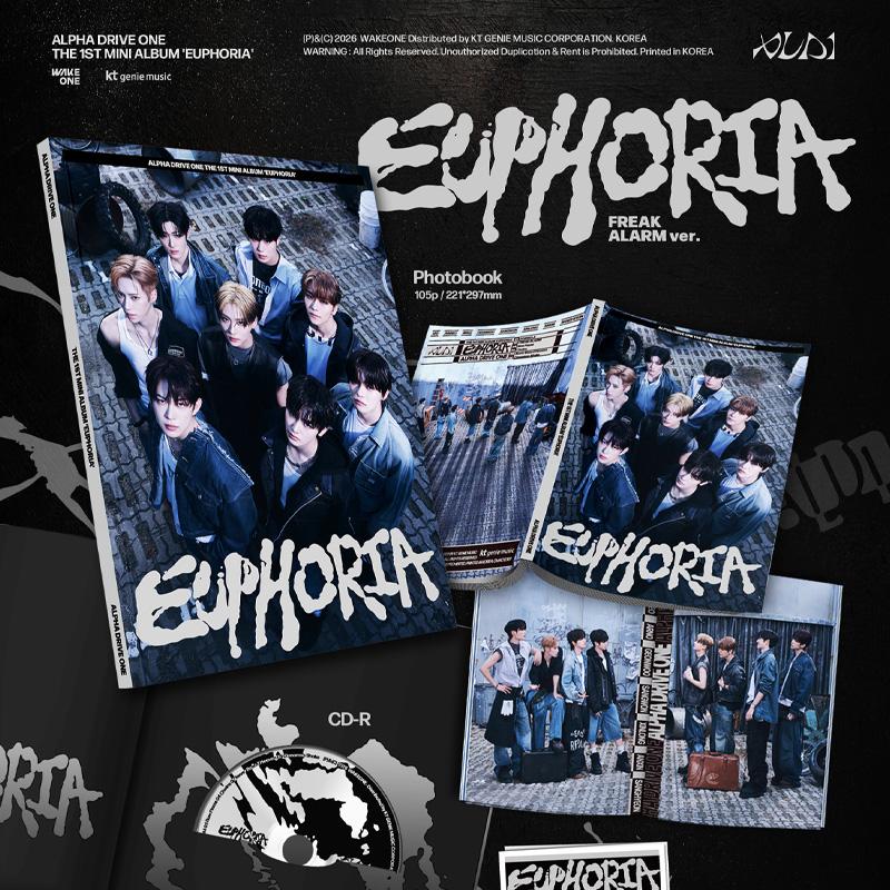 ALPHA DRIVE ONE THE 1ST MINI ALBUM 'EUPHORIA' FREAK ALARM Ver.