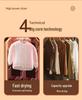 Compact Multifunctional Dryer: Quick Dry for Shoes, Clothes, and Blankets with Dust Mite Removal for Home and Dorm Use.