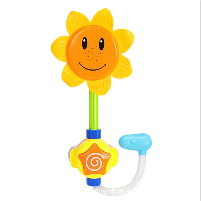 

Электрический душ-подсолнух Летний детский душ Распылитель для душа с цветком солнца Ручной душ для ванной комнаты Детские игрушки Electric