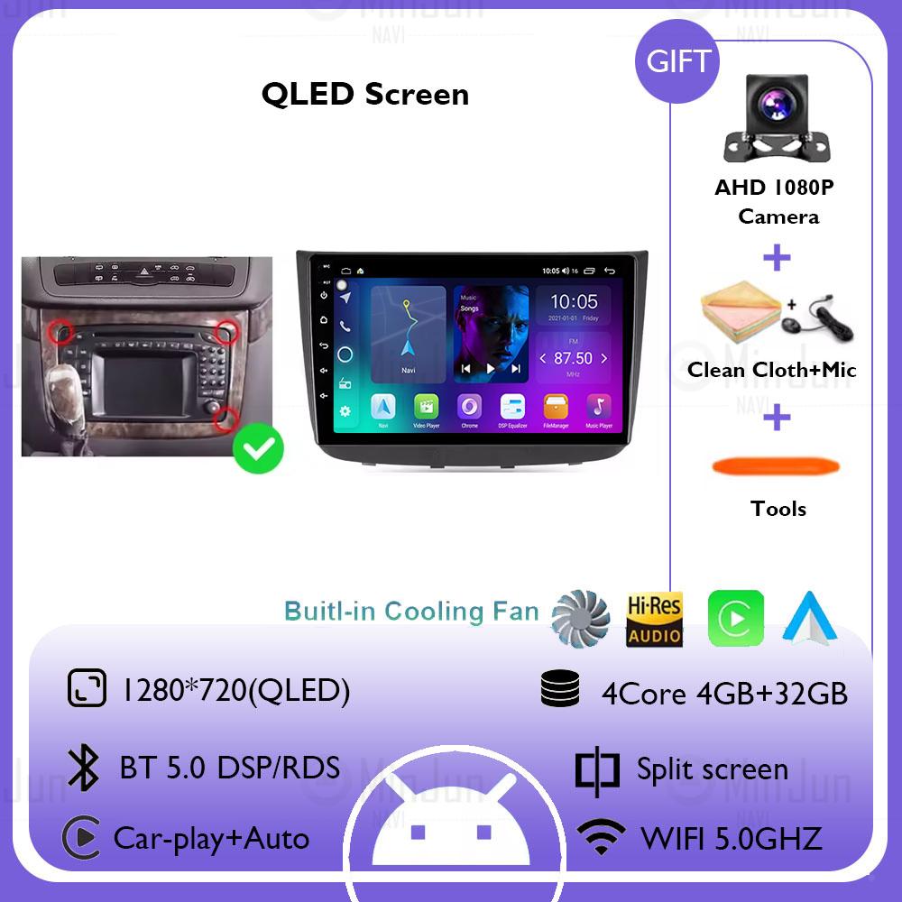 

Android 14 Автомобильное радио Авторадио для Mercedes Benz Vito W447 2014-2021 Мультимедийный проигрыватель GPS Навигация Стерео Экран Головное Устройство