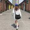 Canvas Messenger Bag Korean Style Simple Shoulder Bag Portable Nylon Crossbody Bag  Sport