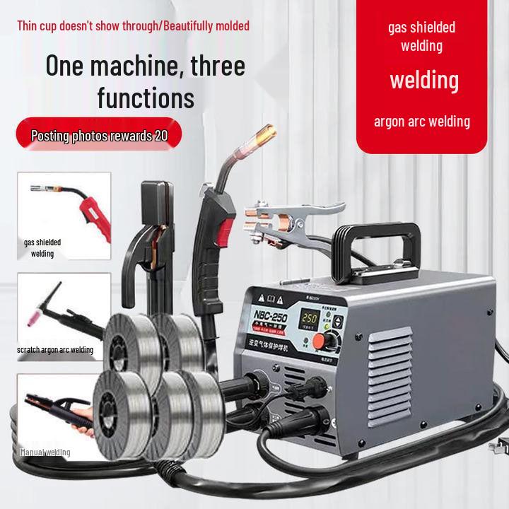 220V Multifunkční MIG/TIG/MMA svářečka - 3v1 Domácí svařovací stroj