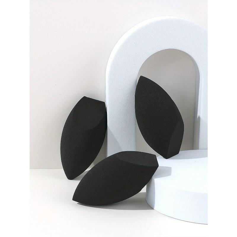1pc Black Teardrop Makeup Sponge Makeup Application,Reusable, For Foundation, Contouring, Highlighting, Makeup Tool