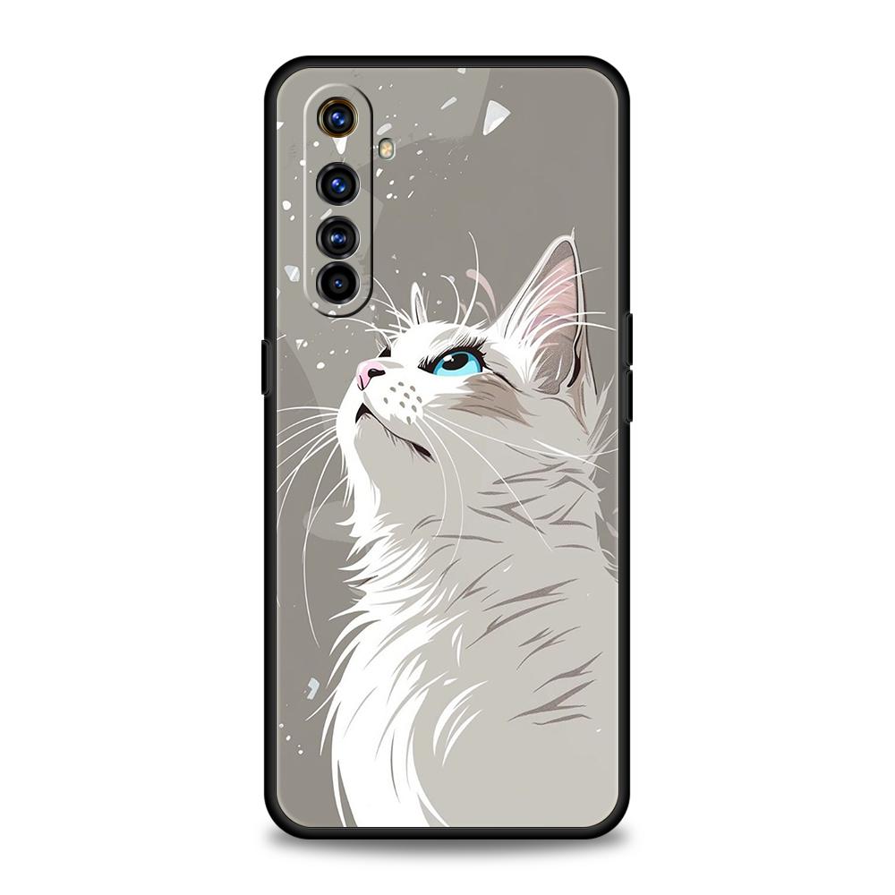 Daily Life of Cute Cats Phone Case For Realme 13 12 11 10 9 8 5G 7 C25 C35 GT5 GT3 GT2 Pro Plus For Realme GT Neo 2 3 3T 5 Cover