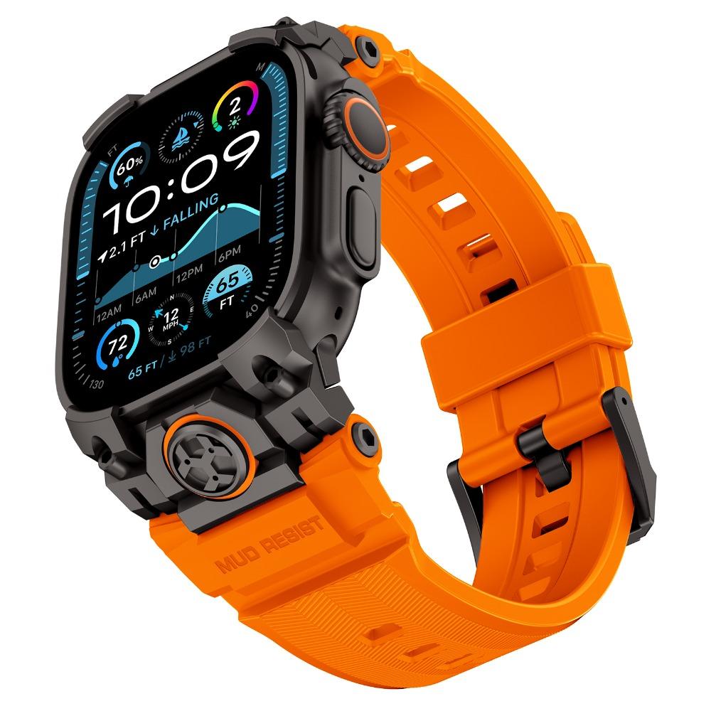 Rubber Band for Apple Watch Ultra 3 49MM Armor Style Sports Strap for Iwatch Ultra 2 1 49mm Bracelet Replacement Accessories