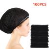 21" Disposable Bouffant Caps Non Woven Hair Net Covers Shower Caps Dust-free Beauty Spa Salon Tattoo Hotel Travel Bath Hats