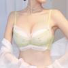Sexy Push Up Bra Seamless Lace Bra for Women Wireless Thin Cup Brassiere Ladies Underwear Intimate Lingerie 32-38AB Cup