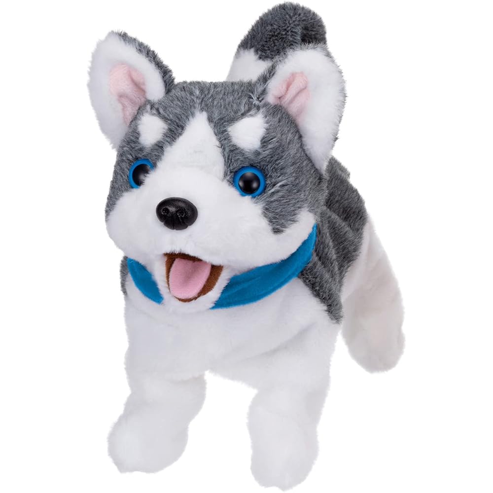 

IWAYA Electric Plush Dog Toy Husky ST Mark Certified Battery Operated for Ages 3 and Up