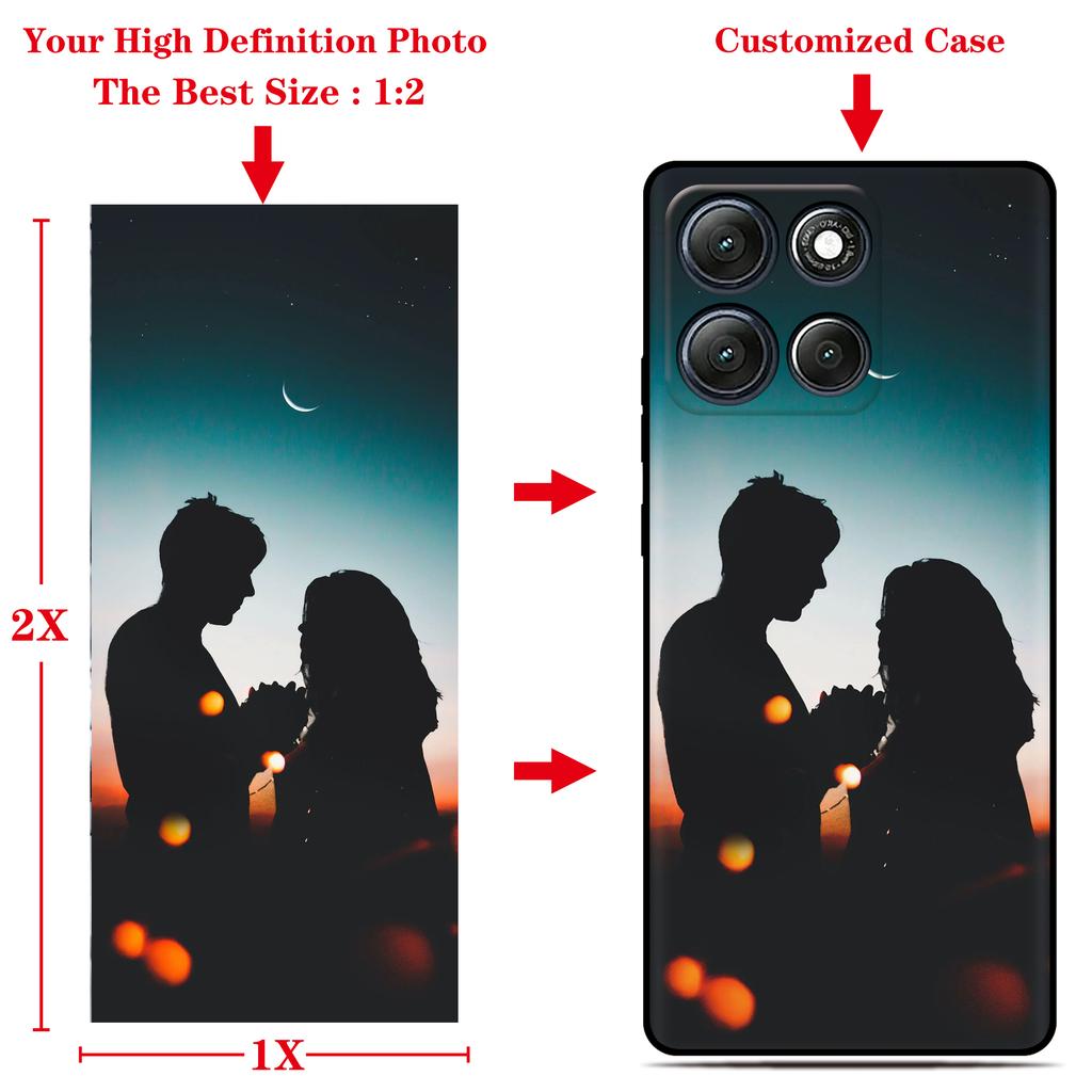 Anime Bad Boy Phone Case For Motorola Moto G86 Power 5G Painted Back Cover For Moto G75 TPU Soft Fundas Customized Photo