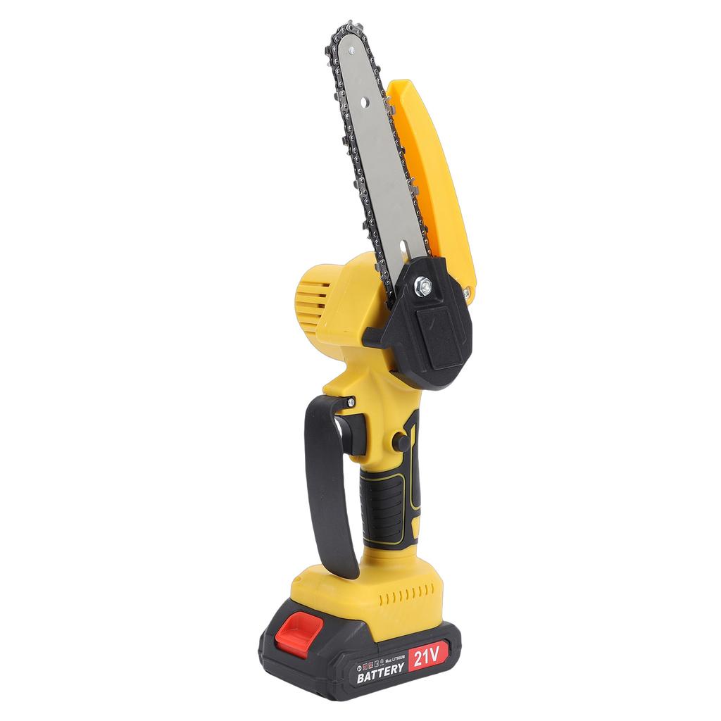 21V Electric Chainsaw Cordless Pole Saw 2 In 1 Mini Chainsaw Battery Powered 6 Inch Chain Saw Tree Trimmers Pruner