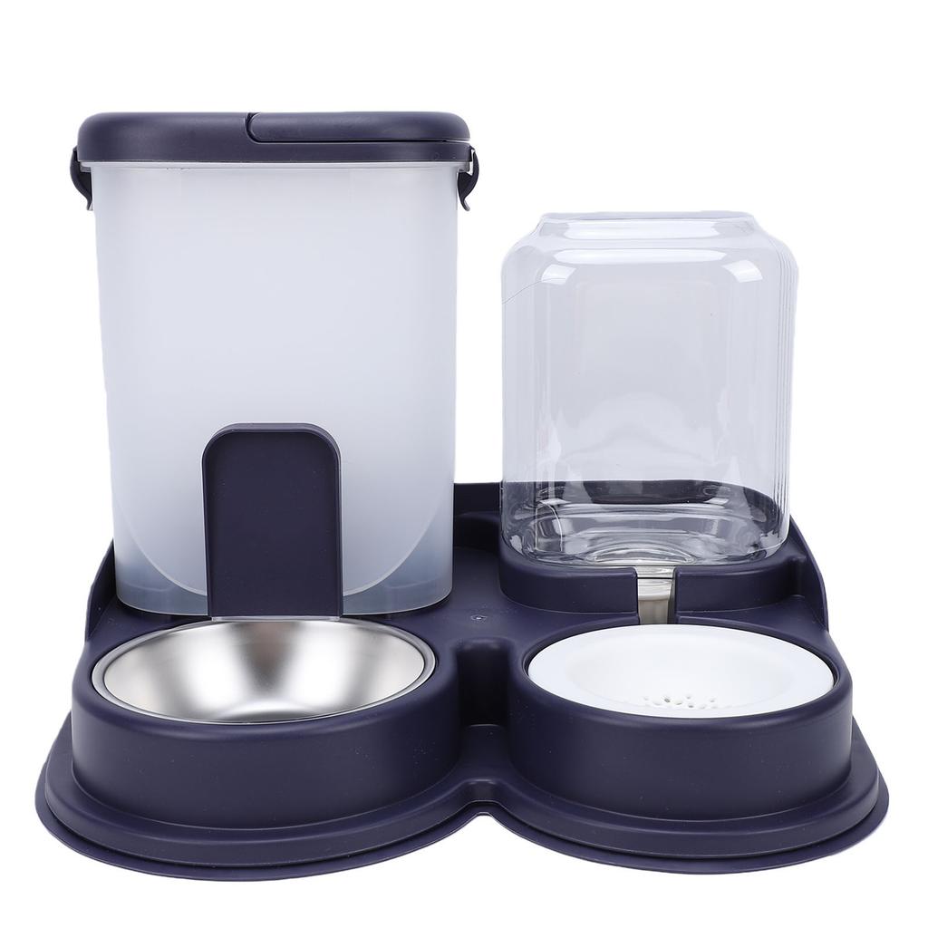 Automatic Dog Cat Feeder and Waterer Anti Slip Pet Food Water Dispenser for Small Medium Dog Cat Puppy Kitten