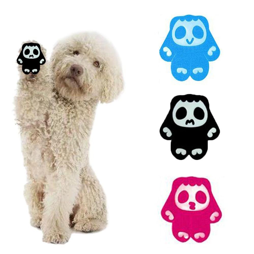 

8Pcs Anti-slip Dog Foot Patch Self Adhesive Paw Protectors for Small Large Dogs S синий