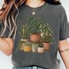 Houseplant T-Shirt, Potted Plants Graphic Tee, Botanical Mom Gift