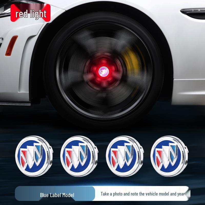Compatible Magnetic Levitation Hub Lights for Buick: Excelle, Verano, LaCrosse, Enclave, Envision, GL8 - Luminous Tire Lights.