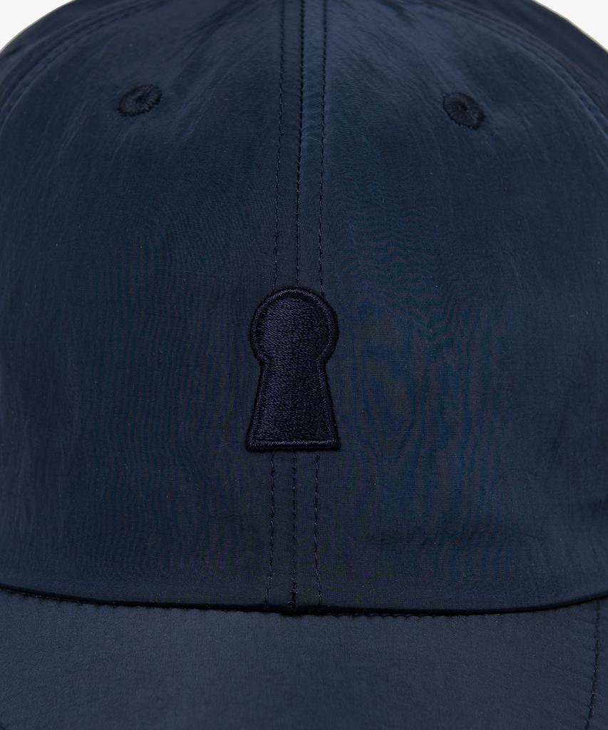 Sekeonmonollogeu Keyhole Logo Nylon Ball Cap Navy Seac003Navy