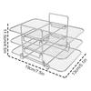 304 Air Fryer Rack for Ninja Air Fryer Multi-Layer Double Basket Air Fryer Accessories Stainless Steel Grilling Rack Cooking