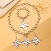 Cross Pendant Punk Jewelry Set Exaggerated Big Y2K for Women Party Jewelry Accessories 1 Set Geometric Circular Chain Jewelry Gifts  Handmade