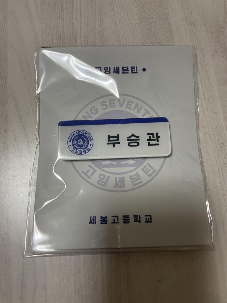 [USED] GOING SEVENTEEN Go Seung Kwan Name Tag