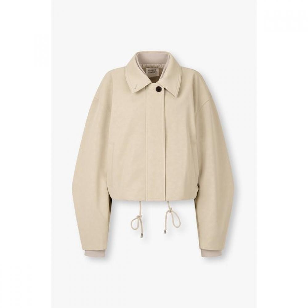 STUDIO TOMBOY Short Synthetic Leather Jumper  9105361102ar 