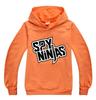 Nye Spy Ninjas Børnetøj Bomuld Hættetrøje Streetwear Sweatshirt Tegneserie Pullover Hip Hop Teenager Drenge Piger Tøj