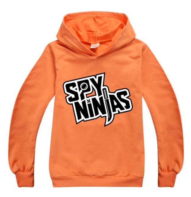 Nye Spy Ninjas Børnetøj Bomuld Hættetrøje Streetwear Sweatshirt Tegneserie Pullover Hip Hop Teenager Drenge Piger Tøj