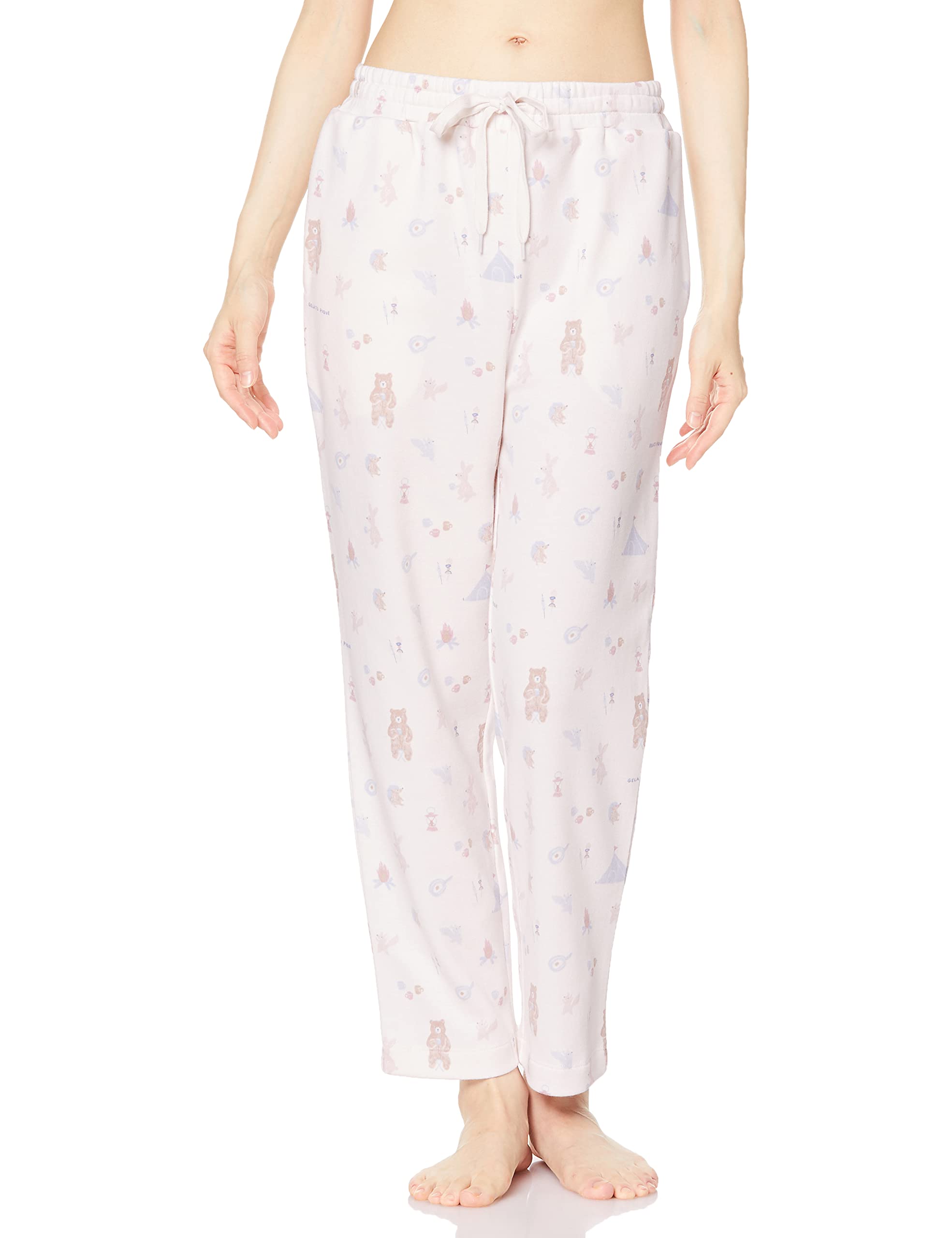 

Длинные брюки Animal Camp Pattern PWCP214210 PNK F [Gelato Pique] женские розовый