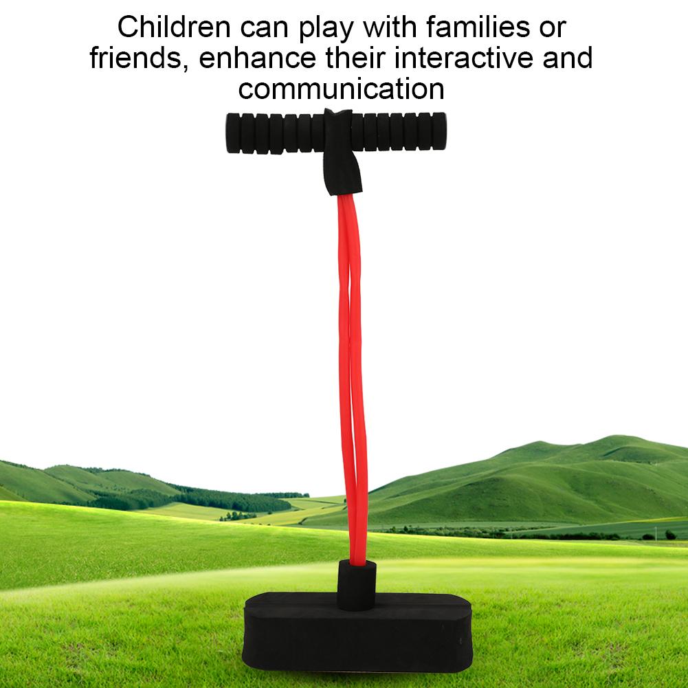 Kindersportspiel Kinder Hüpfen Kinder Erwachsener Hohe Elastizität Outdoor-SpielzeugSchwarz
