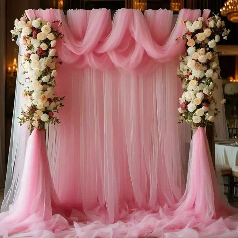 15/30cm Width Tulle Mesh Ribbon DIY Craft Tulle Fabric Ribbon Roll Netting Spool  Baby Shower