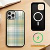Forest Grid Style   Phone Case For iPhone17,16,15,14,13,12,11 Plus,Pro Magnetic with Magsafe Wireless Charging