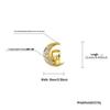 Gold Cross Zirconia Moon and Stars Tooth Accessory - Hip Hop Christmas Style