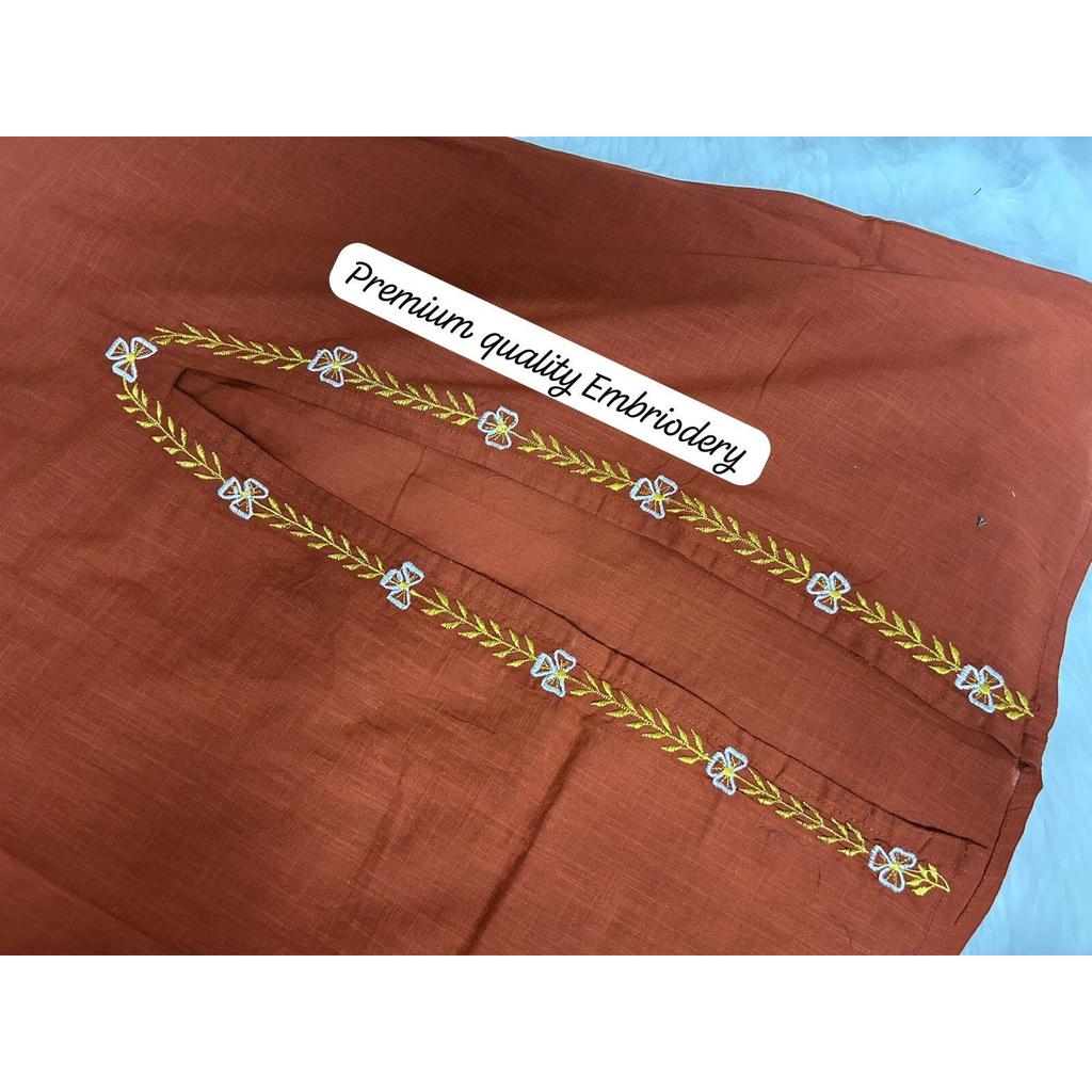 Women Top Tunic Cotton Slub Kurta Pant Set Party Wear Designer Kurti Designer VSO-1766 C