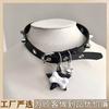 Punk Gothic Star Bone Pendant Choker, Y2K Hot Girl Clavicle Neck Collar Necklace