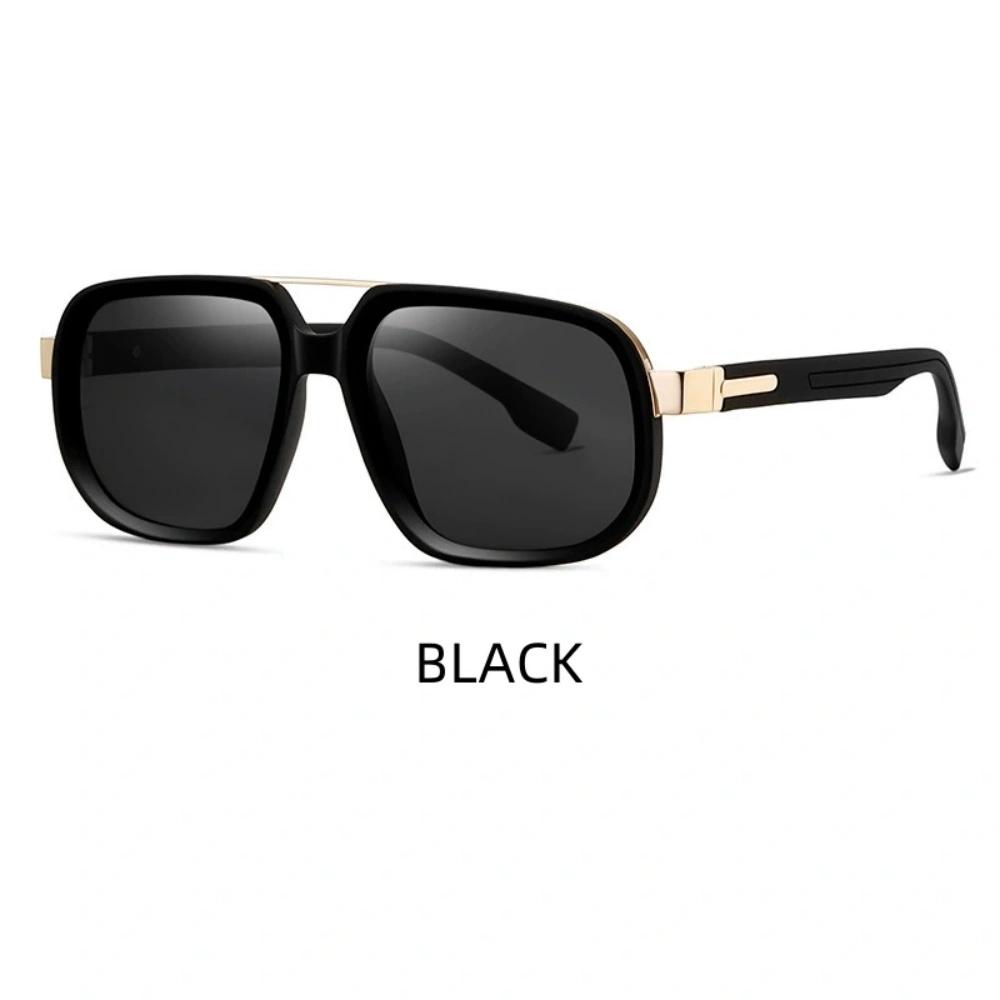 1pcs New Men's Sunglasses Fashion Classic Box Metal Frame UV Protection Outdoor Driving Shades