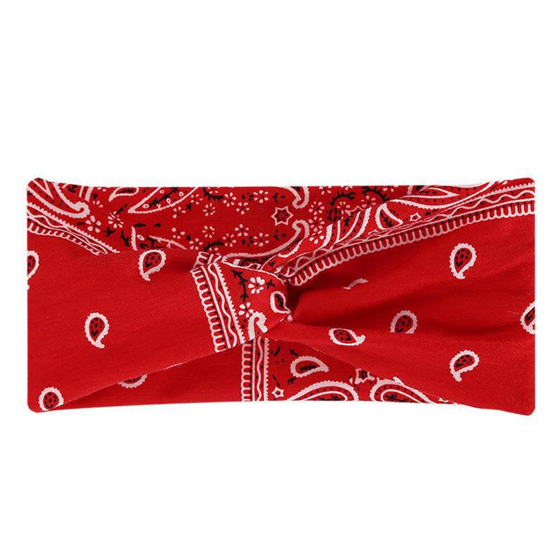 Headbands Collection: European & American Styles, Bohemian Cashew, Sports, New Antiperspirant & Sweat-absorbent Cross Yoga Elastic Headbands.