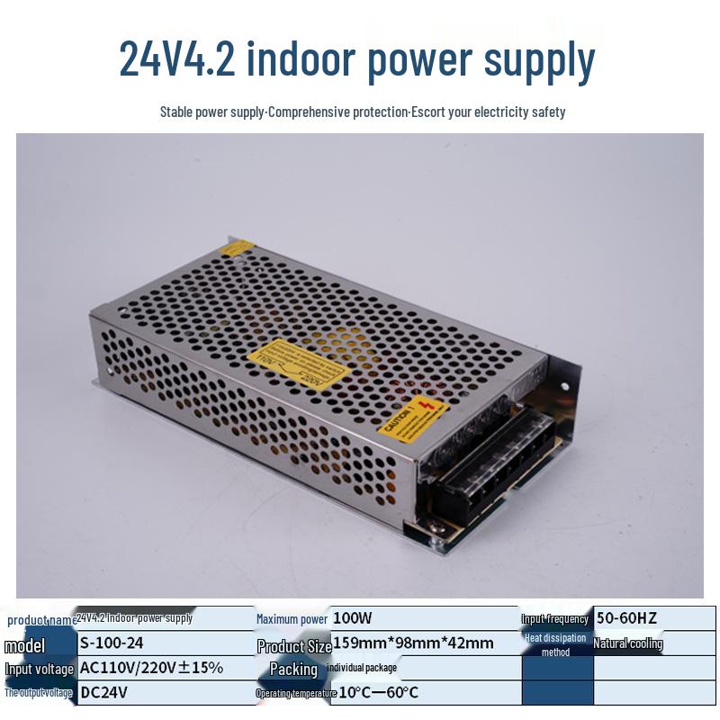 220V To 12V/24V/5V DC Power Supply for LED Strip Lights - 5A/10A/30A, 60W Transformer
