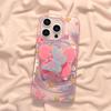 Phone Case+Bracket For iPhone 11 13 16 ProMax Case iPhone 14 15 ProMax 12 13 ProMax 13 Pro 14 Pro Swirl Phone Case Fashionable and Versatile Cartoon
