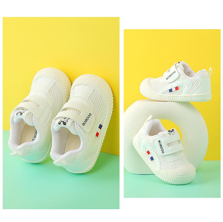 Bobo Dou Infant & Toddler Non-Slip Breathable Mesh Walking Shoes for Boys & Girls, Spring & Fall