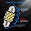 C5W LED Bulbs Canbus Super Bright LED Bulb C5W C10W Car License Light Auto Interior Reading Dome Lamp 31mm 36mm 39mm 41mm