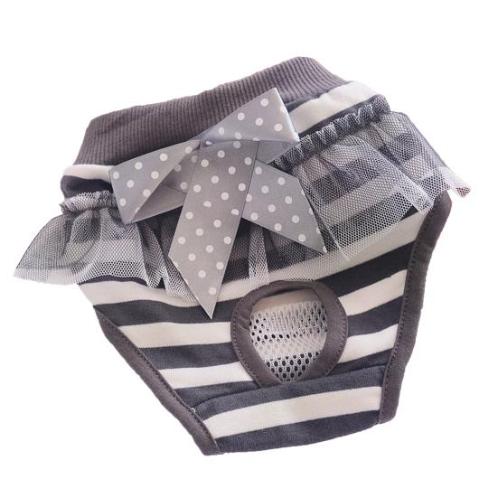Pet Short Pants Lace Design Breathable Washable Dog Briefs Pet Physiological Pants for Female Dogs