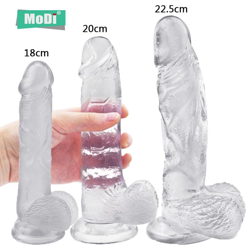 Transparent Dildo Anal Plug for Women Realistic Penis With Suction Cup Erotic Butt Plug Sex Toys Big Penis Dick Dildos Adult