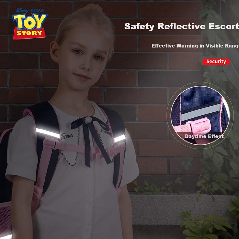 Disney Backpack for Elementary School Girls Grades 1-3 Lightweight Breathable Layered Large Capacity